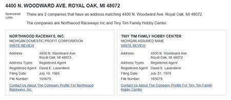 Tiny Tim Hobby Center - Name Registration For Woodward Location